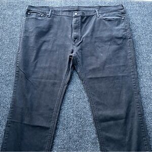 Levi's 541 Athletic Fit Jeans Black Comfort Stretch Denim Pants‎ Size W52 L30